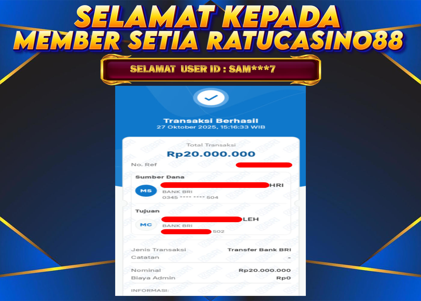 WITHDRAWAL MEMBER 103